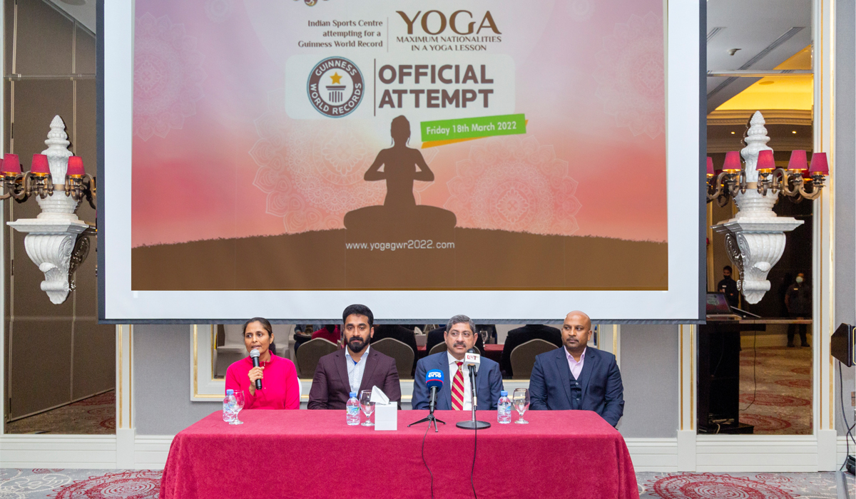 Indian Sports Center to attempt a Guinness World Record for Maximum Nationalities in a Yoga Lesson
